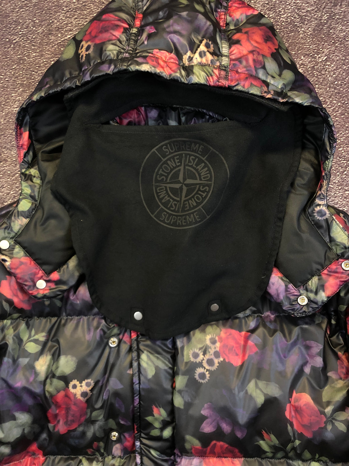 SI x Supreme puffer Supreme box logo