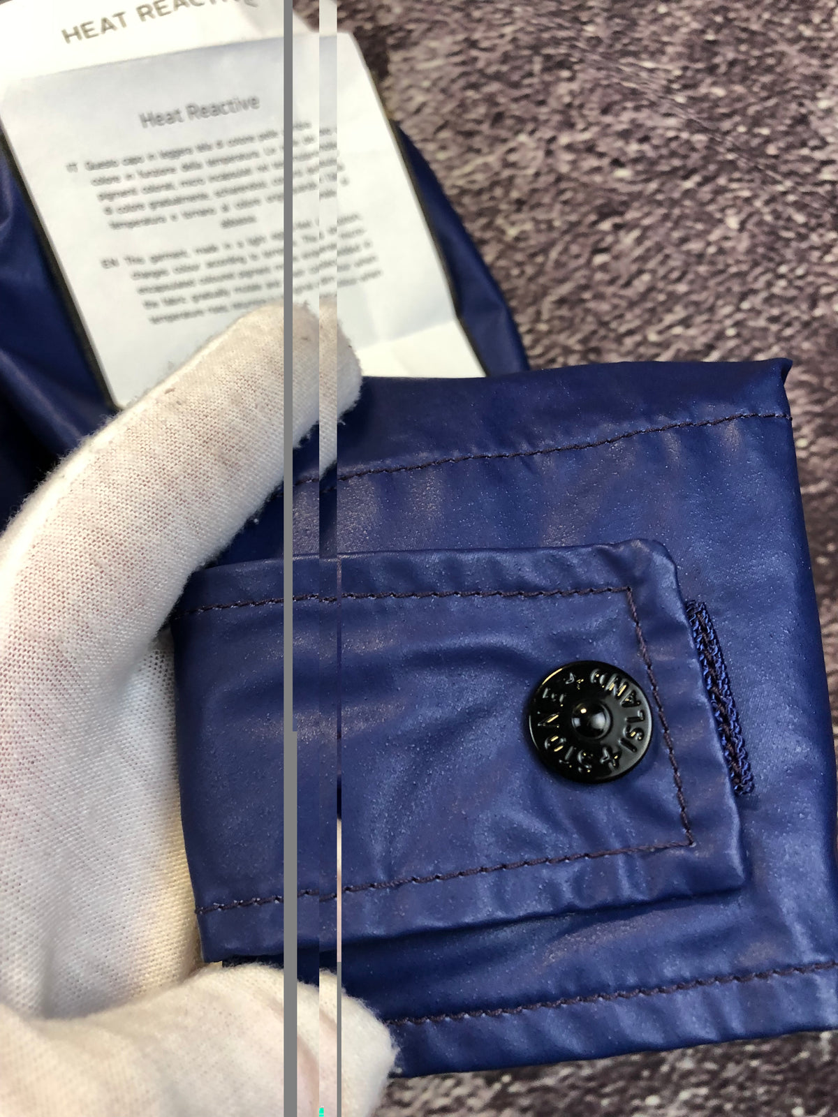 SI x Supreme heat reactive CLG code tag