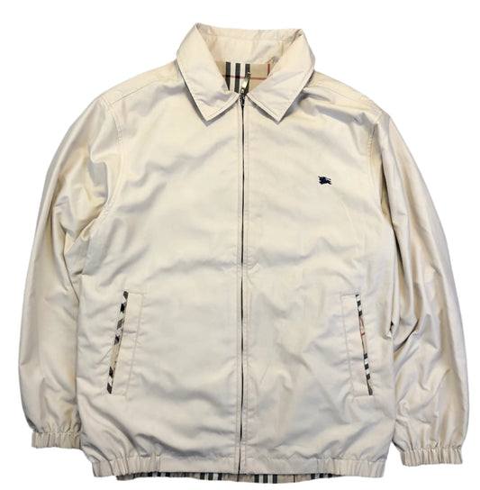 Vintage Burberry 1999 Harrington jacket — front view, Mens M (No. 1)