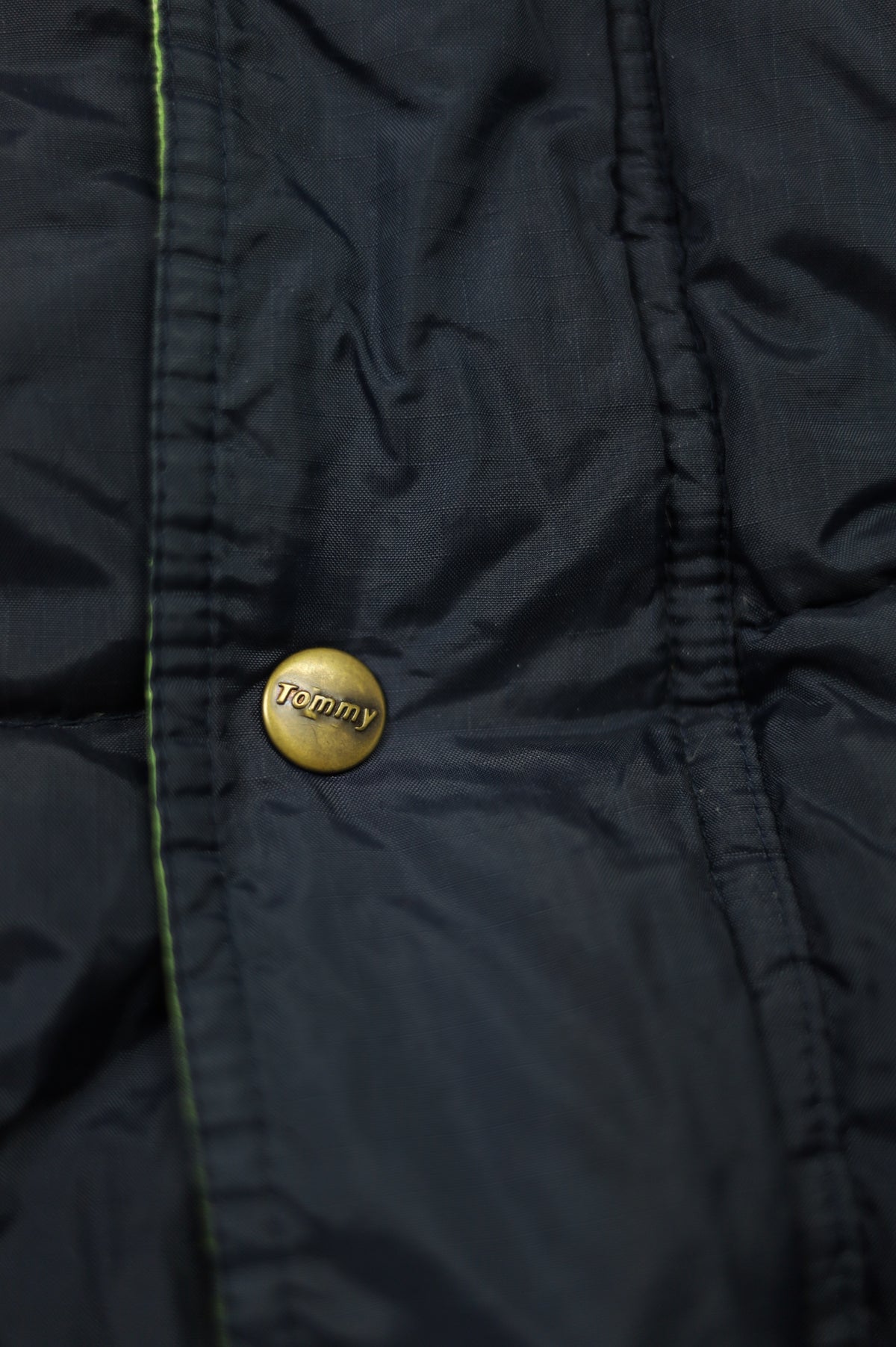 Vintage Tommy Hilfiger down jacket size tag