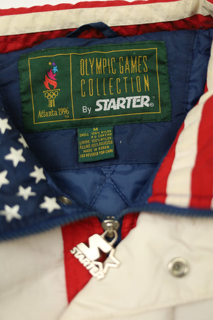 Starter Atlanta 1996 jacket fabric detail