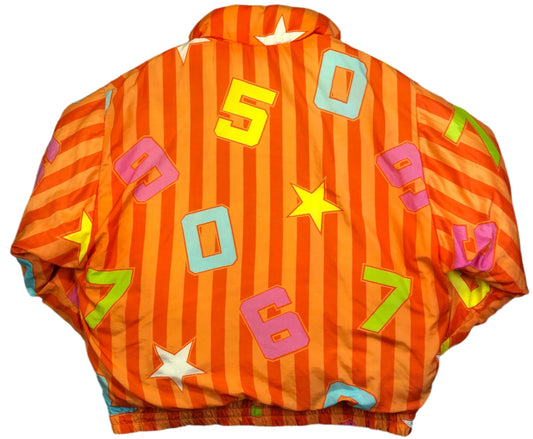 Moncler Grenoble multicolor XL puffer back view