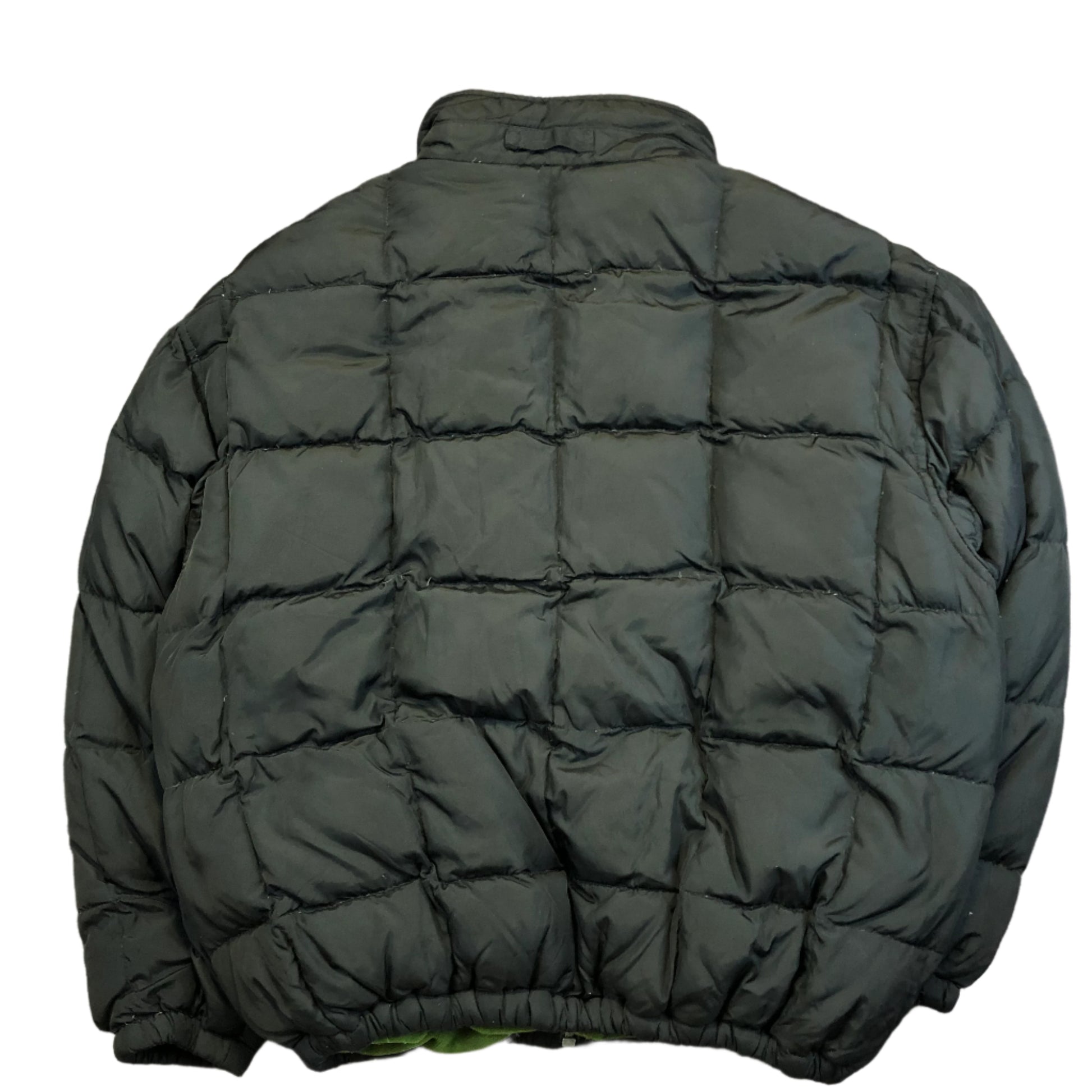 YSL black puffer back view