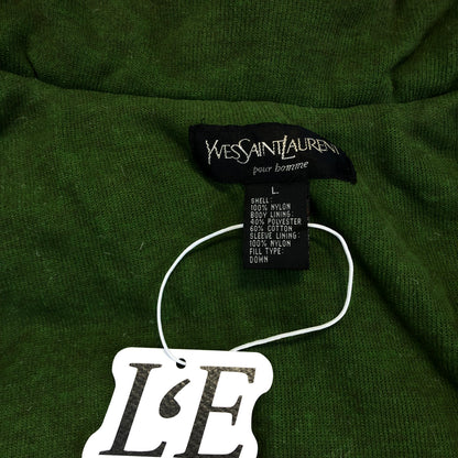 YSL puffer zipper detail