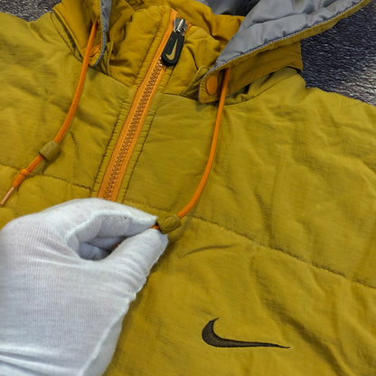 Nike yellow puffer size tag