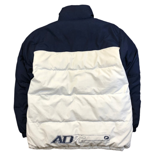Nike white puffer back view