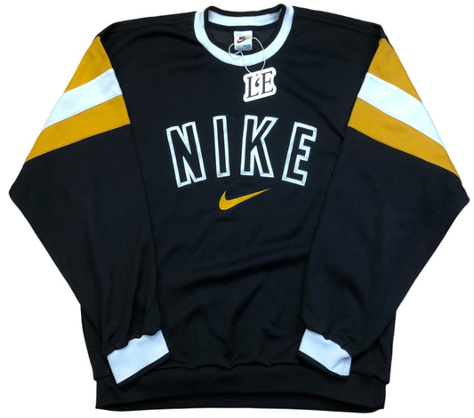 Vintage Nike 1999 multicolor sweatshirt — front view, Mens L