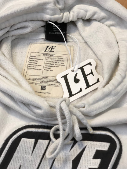 Nike x COOGI handmade hoodie sleeve detail