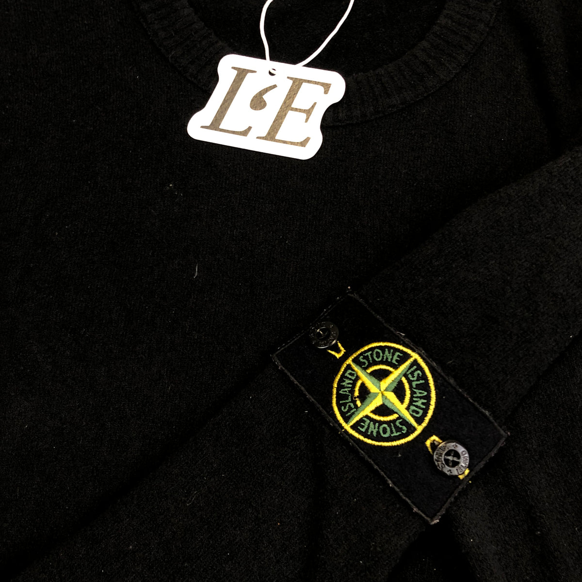 Stone Island pullover collar detail