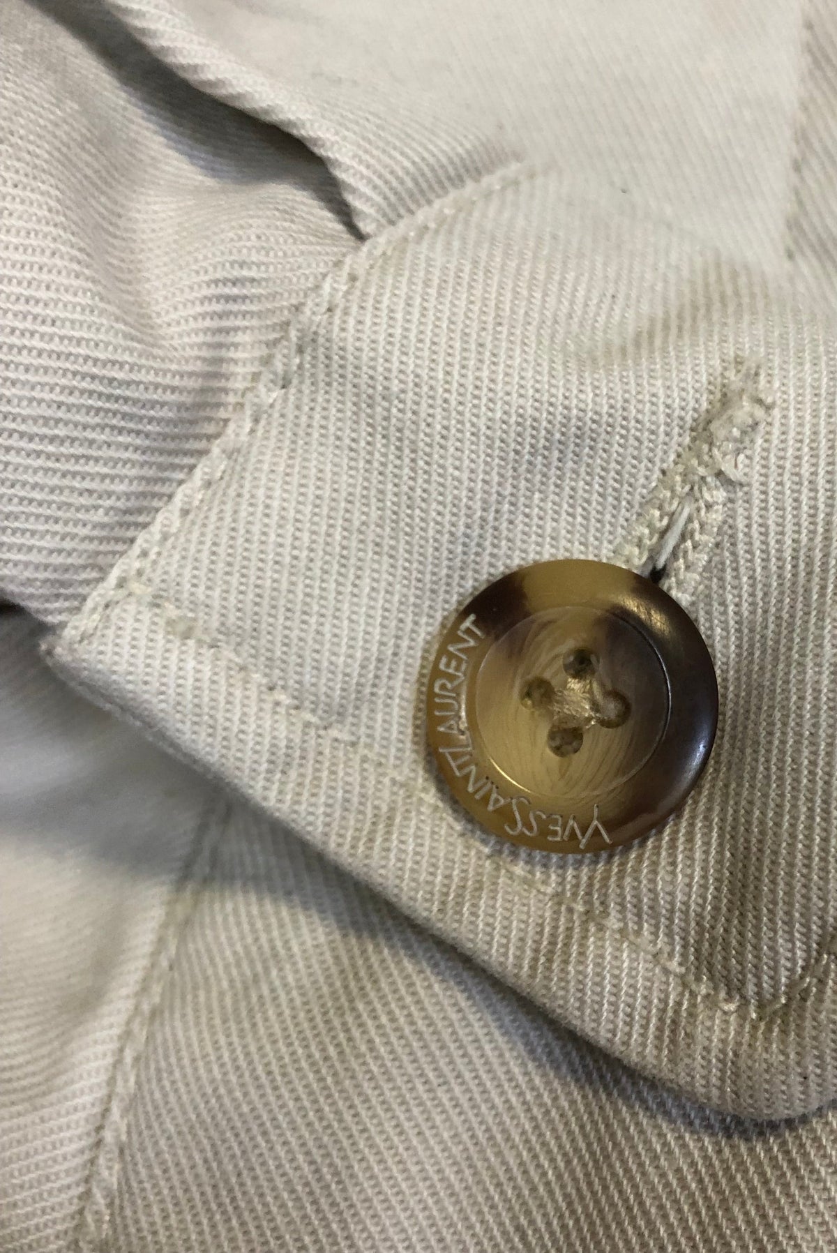 YSL Harrington brand tag