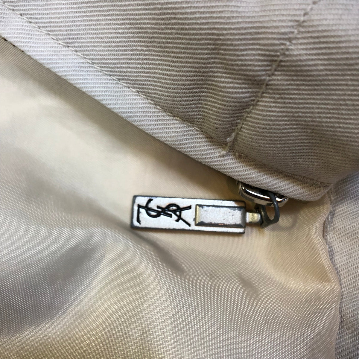 YSL Harrington collar detail