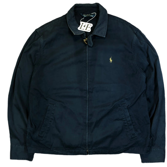 Vintage Ralph Lauren Y2K Harrington jacket — front view, Mens XL