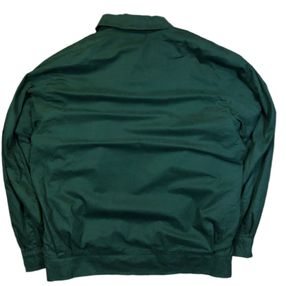 Burberry green Harrington back view