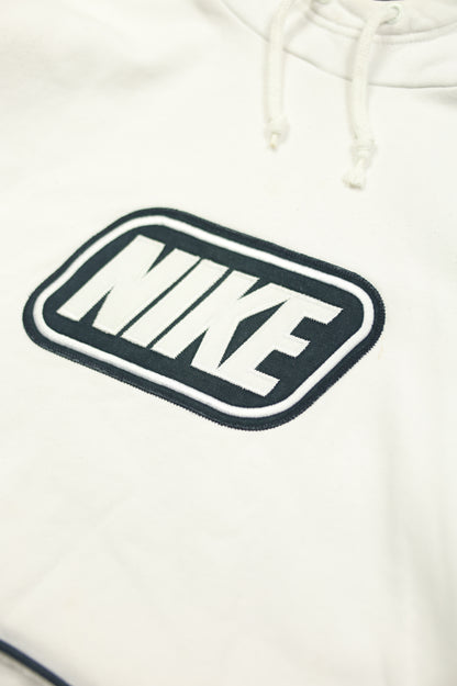 Nike white hoodie hood detail