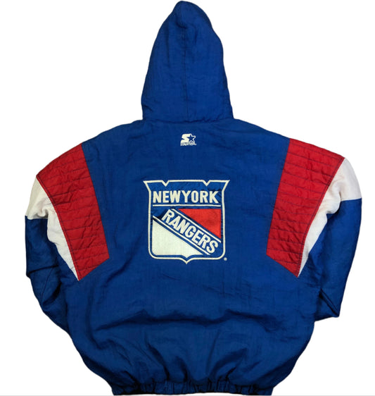 Starter NY Rangers anorak back view