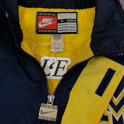 Nike Michigan NCAA bomber size tag