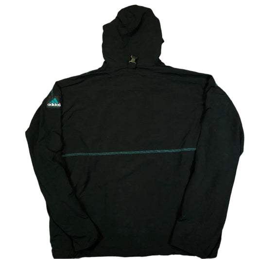 Adidas Equipment 1999 black hooded jacket back view
