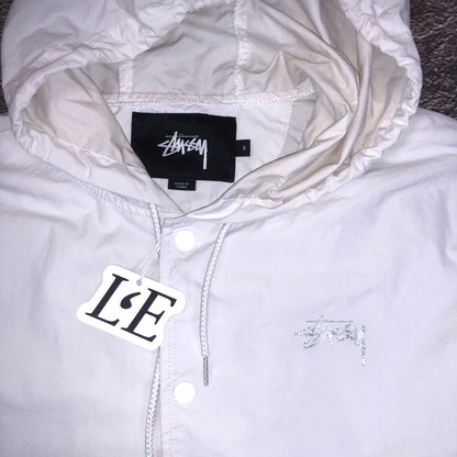 Stussy reflective jacket zipper detail