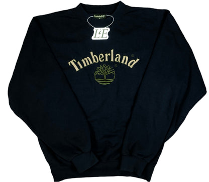 Vintage Timberland sweatshirt — front view, Mens S (No. 1)