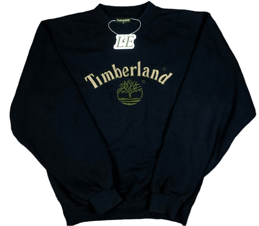 Vintage Timberland sweatshirt — front view, Mens S (No. 1)