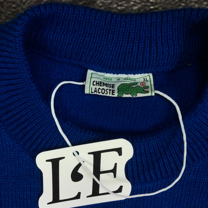 Lacoste 1999 sweater made in France tag