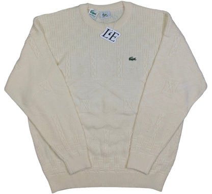 Vintage Lacoste sweater — front view, Mens L
