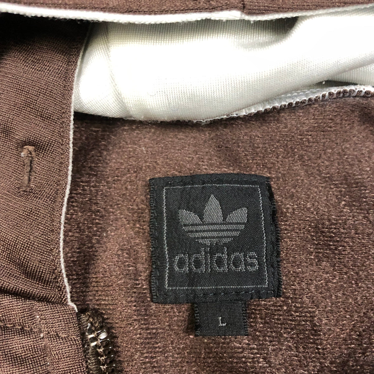 Adidas 2005 hoodie size tag