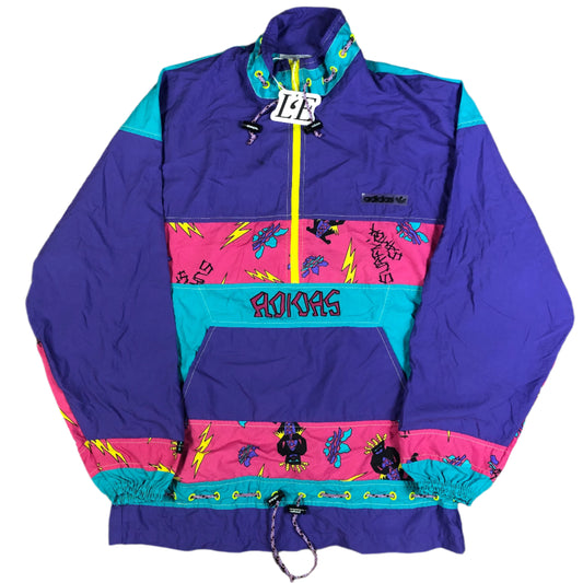 Vintage Adidas 1999 jacket — front view, Mens M