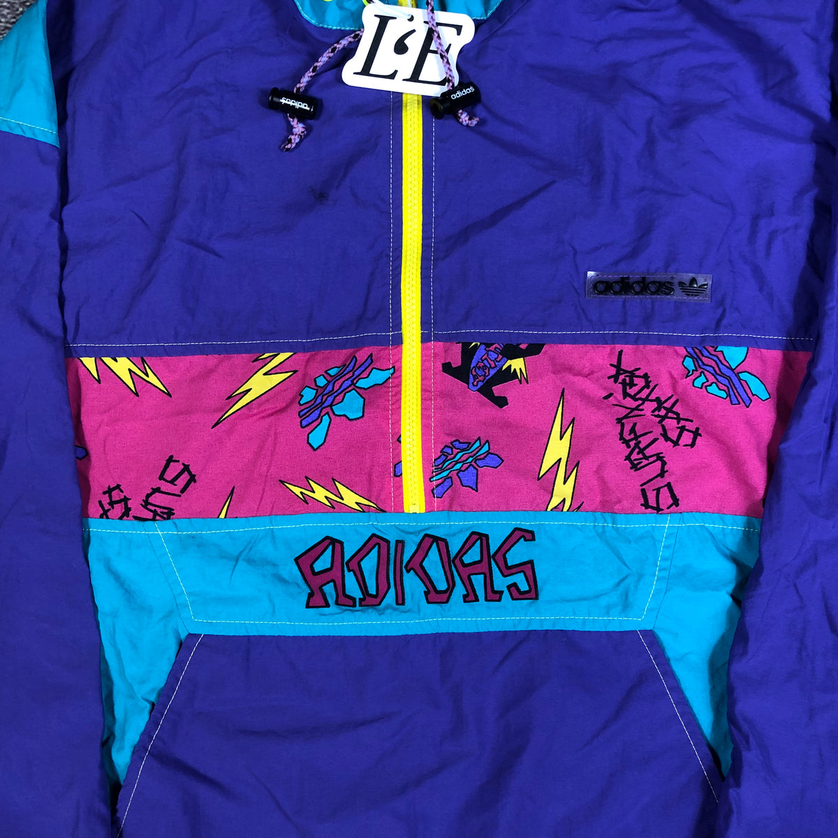 Adidas 1999 jacket logo detail
