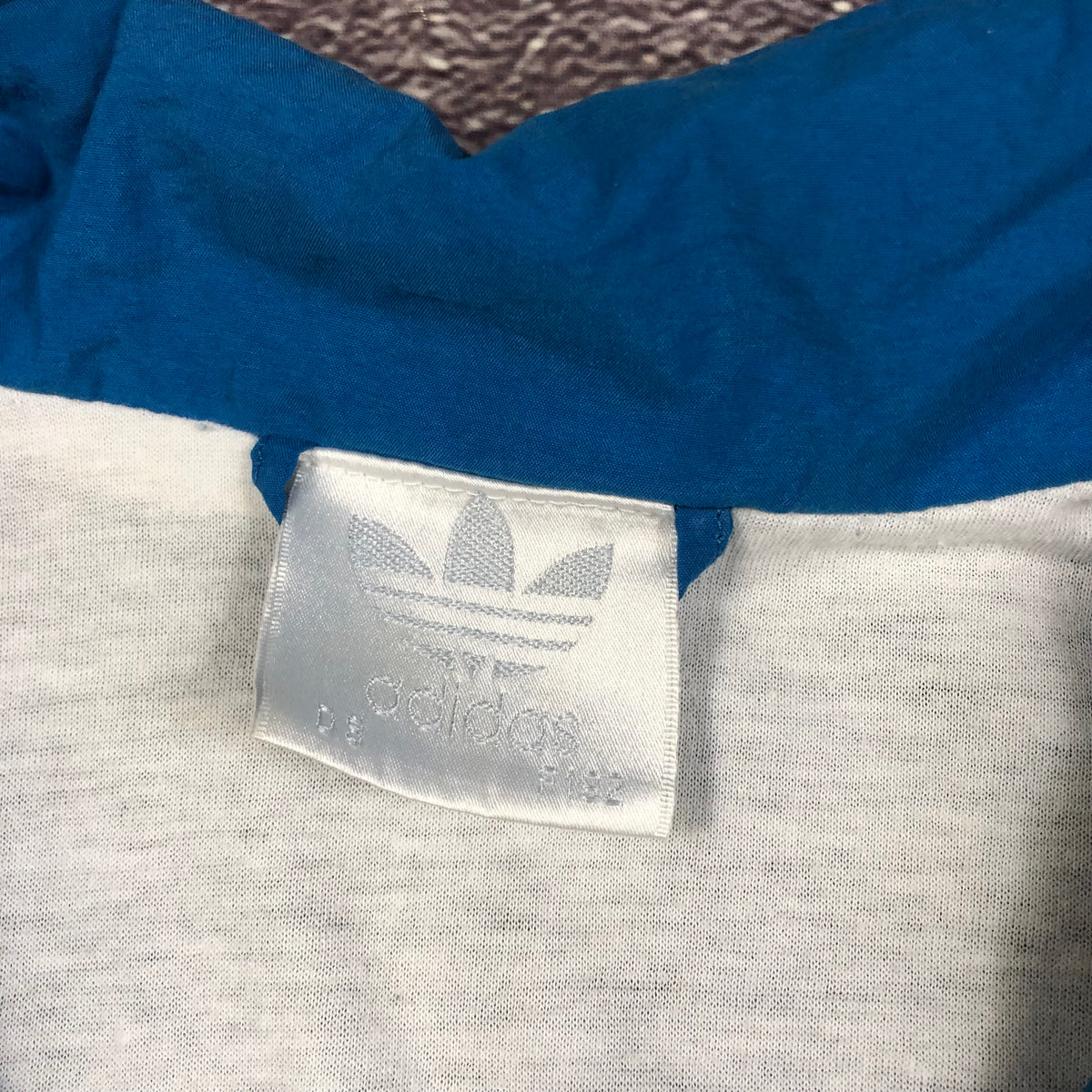 Adidas 1999 track jacket size tag