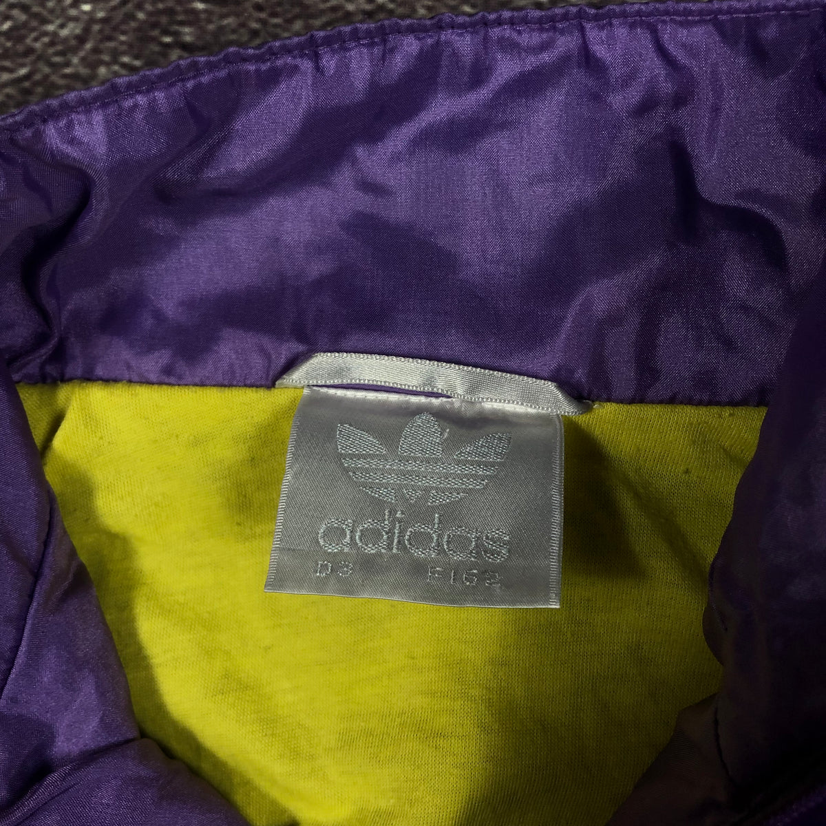 Adidas 1999 track jacket size tag