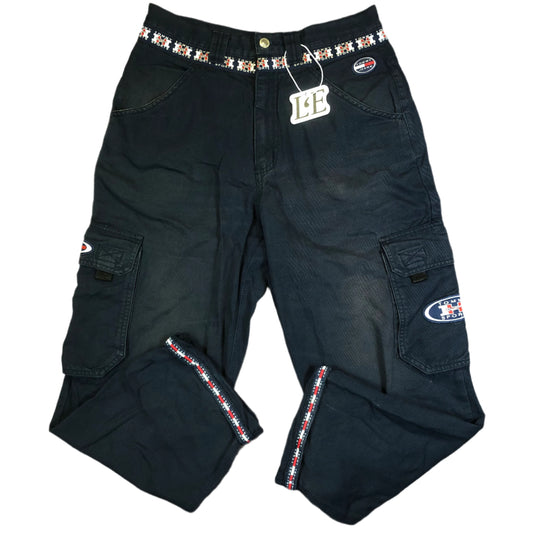 Vintage Tommy Hilfiger cargo pants — front view, Mens S