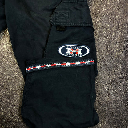 Tommy Hilfiger cargo pants pocket and waistband detail