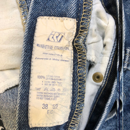 Versace jeans Medusa logo close-up