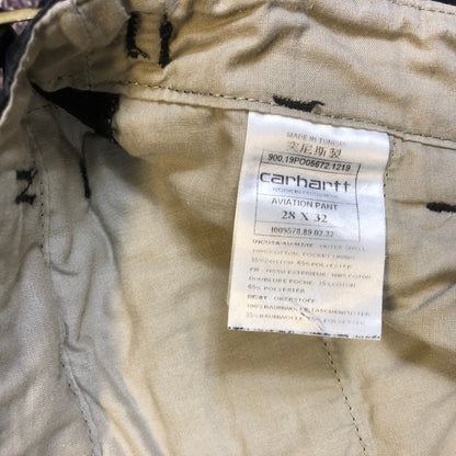Carhartt branding and pocket detail