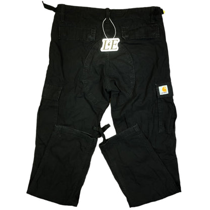 Vintage Carhartt cargo pants — front view, Mens S 32x28