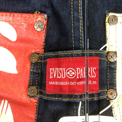 Evisu seagull logo and pocket detail