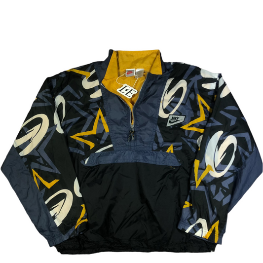 Vintage Nike 1999 multicolor anorak — front view, Mens L