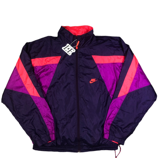 Vintage Nike 1999 track jacket — front view, Mens M