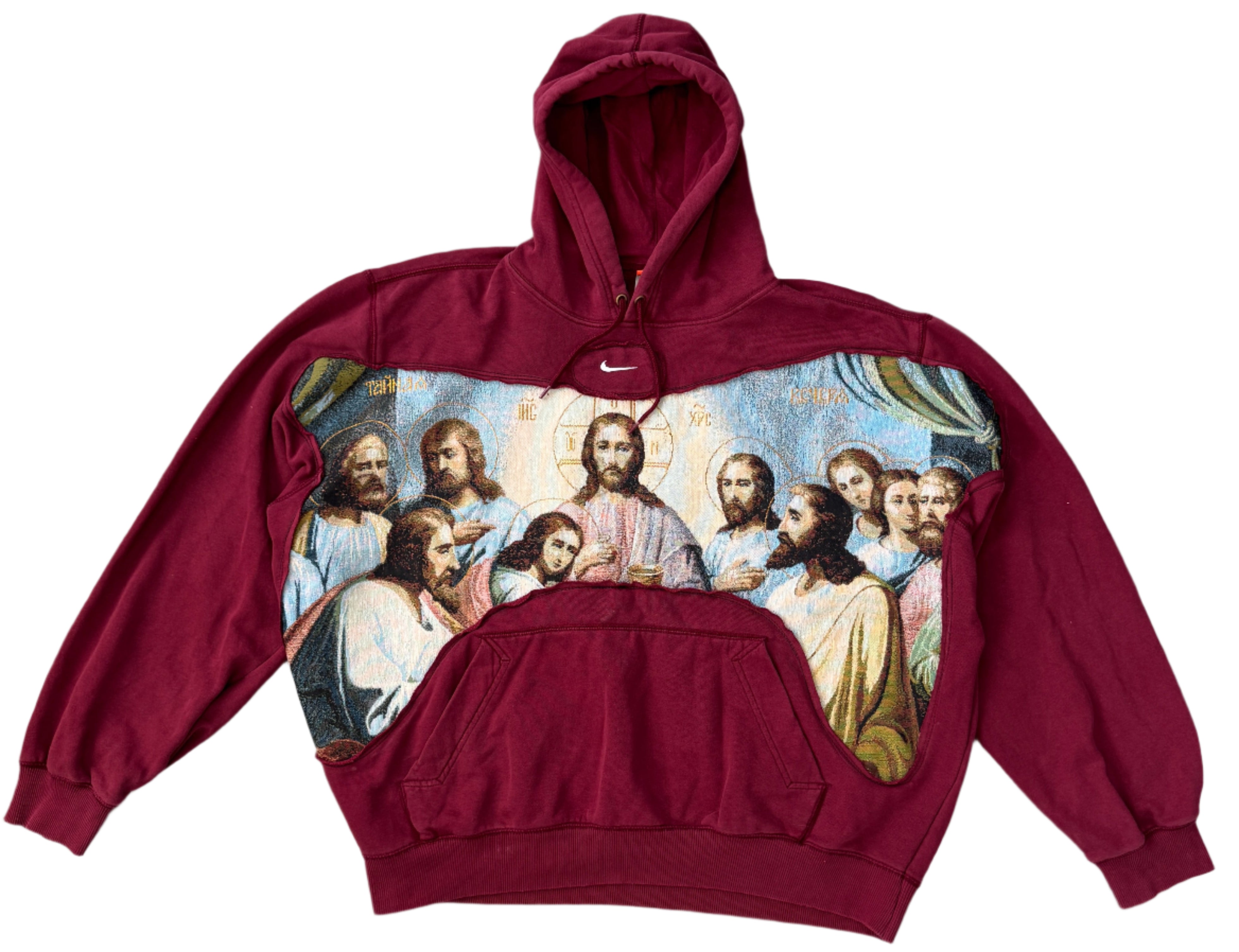 UPCYCLED Nike Vintage x Jesus Hoodie