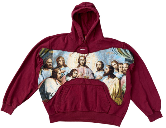 UPCYCLED Nike Vintage x Jesus Hoodie