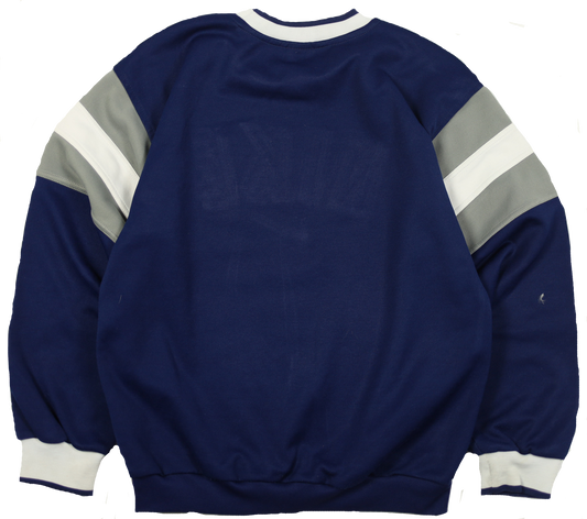 Nike big logo blue sweatshirt back view