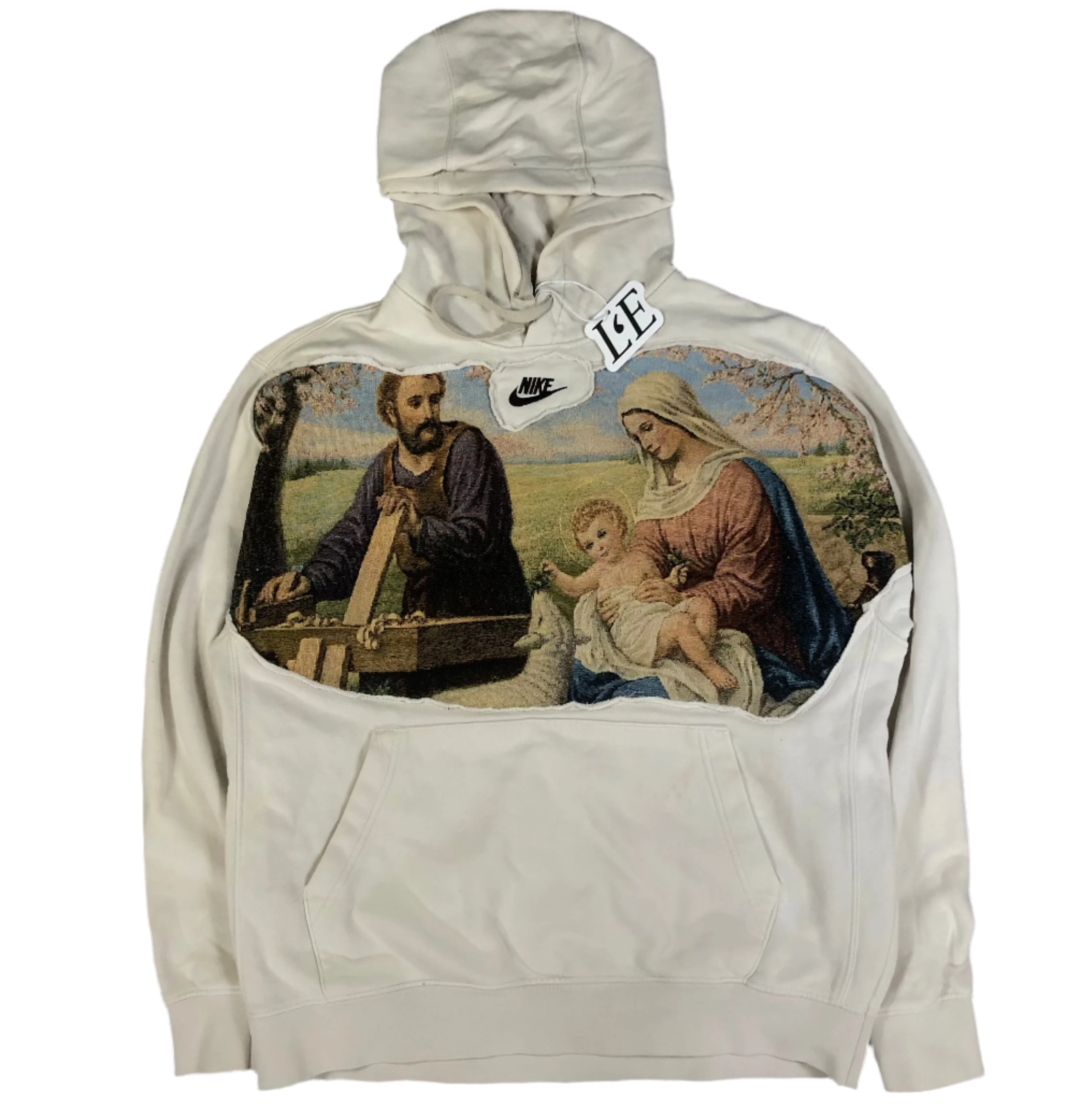 UPCYCLED Nike Vintage x Jesus Hoodie