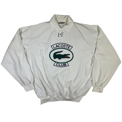Vintage Men’s 90s Lacoste Sweatshirt Size L-XL