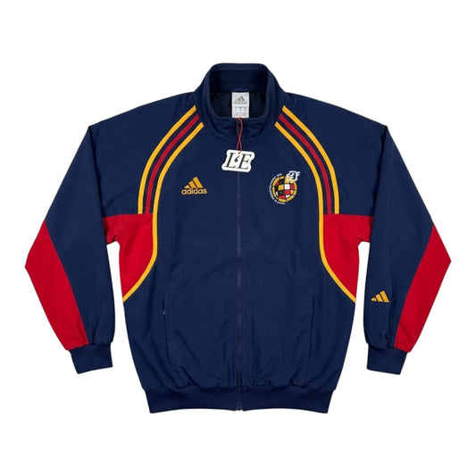 Vintage Men’s 90s Adidas Spain Velvet Track Jacket Size M