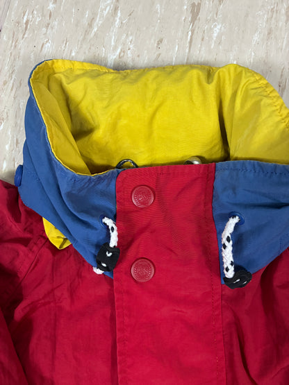 Vintage Tommy Hilfiger Jacket 90s Streetwear Windbreaker Logo Sleeve Size M-L