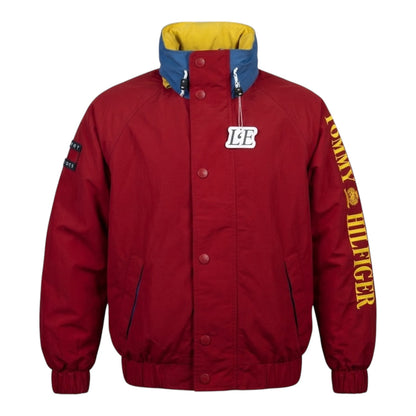 Vintage Tommy Hilfiger Jacket 90s Streetwear Windbreaker Logo Sleeve Size M-L